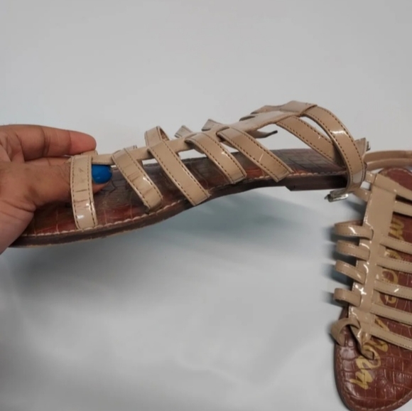 Sam Edelman Patent Leather GLADIATOR Sandals - Picture 2 of 4